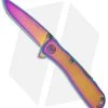 SOG Twitch II Spring Assisted Knife (2.65" Rainbow) TWI-11 -Sog Shop sog folding rainbow twitch ii twi 11