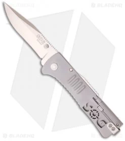 SOG SlimJim Bead Blast Assisted Opening Knife (3.18" Satin) SJ-31
