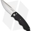 SOG-TAC Automatic Knife Clip Point Black Aluminum (3.5" Satin) ST-01 -Sog Shop sog sogtac satin st 01