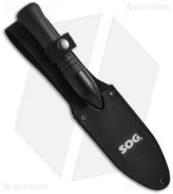 SOG Spirit Fixed Blade Knife + Nylon Sheath (4.25" Black) FS-01 -Sog Shop sog spirit fs01 n sheath