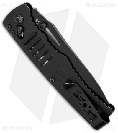 SOG Targa Tanto Folding Knife Black (3.50" Black) TG1002-BX 4 SOG Targa Tanto Folding Knife Black (3.50" Black) TG1002-BX - Image 2