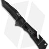 SOG Trident Elite Tanto Spring Assisted Knife (3.7" Black) TF104 -Sog Shop sog tf104 bx trident elite tini tanto jm