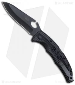 SOG SOGzilla Large Lockback Knife (3.8" Black) SP-23